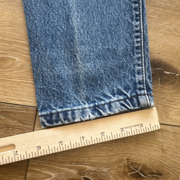 Vintage Levis 525 Jeans Womens 9 24 x 31 Blue‎ Slim Fit Tapered Denim 90s - Picture 7 of 12